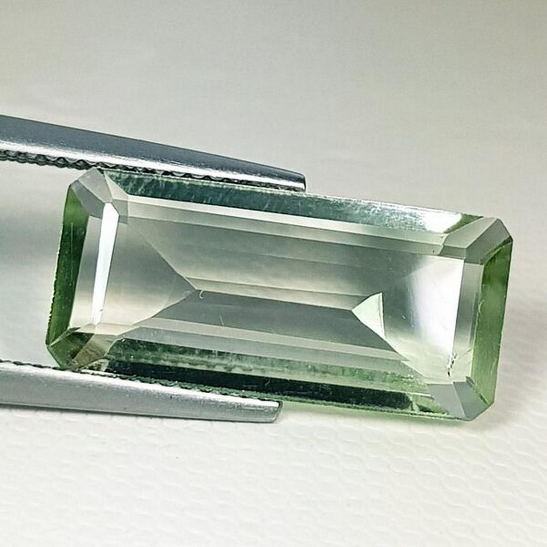 6.16 ct Natural Green Amethyst Emerald Cut (1 of 6)