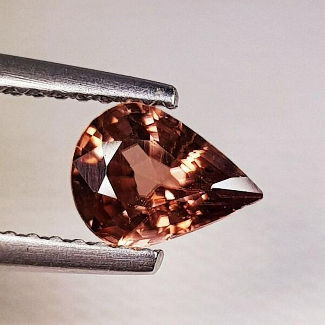 1.11 ct Natural Zircon Pear Cut (1 of 5)