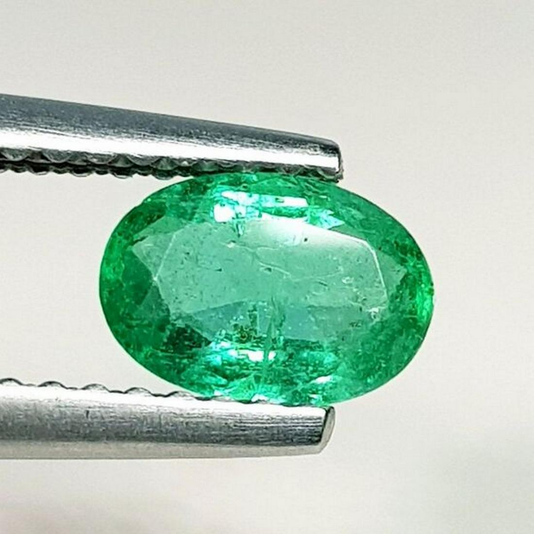 Natural Emerald Oval Cut 0.65 ct (1 of 5)