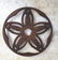 19thc Cast Iron Pinwheel Trivet In Gc