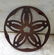 19thc Cast Iron Pinwheel Trivet In Gc - 2
