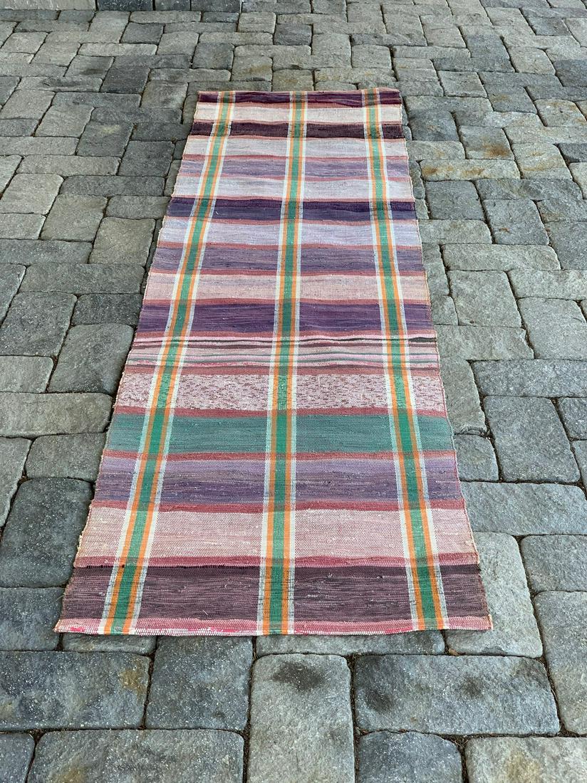 c. 1940 Rag Carpet, Quebec (unused)(see matching strip) (1 of 3)