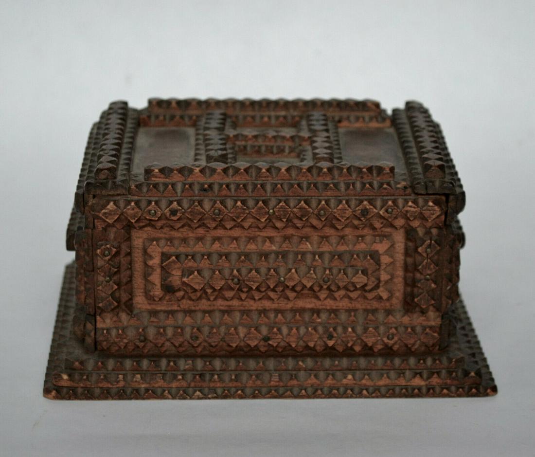 Tramp Art Box with Slide Lid (1 of 7)