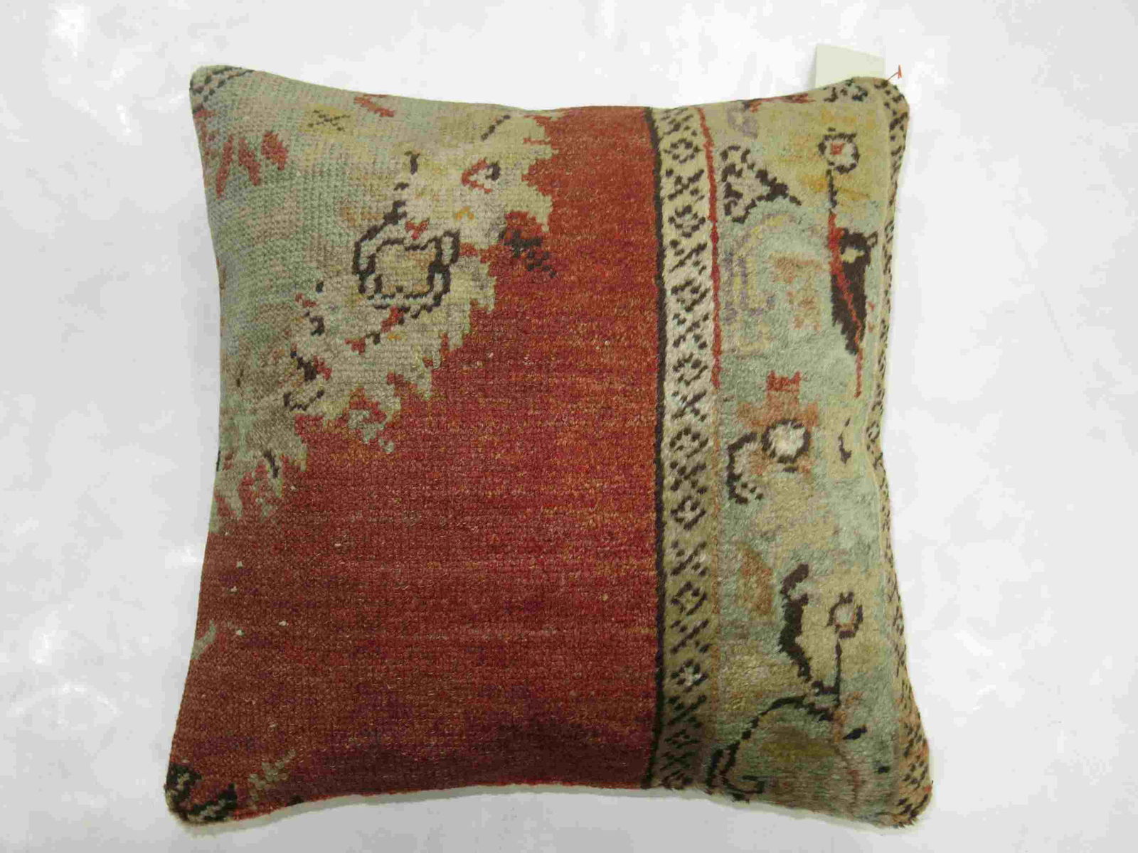 Red Medallion Oushak Pillow (1 of 2)