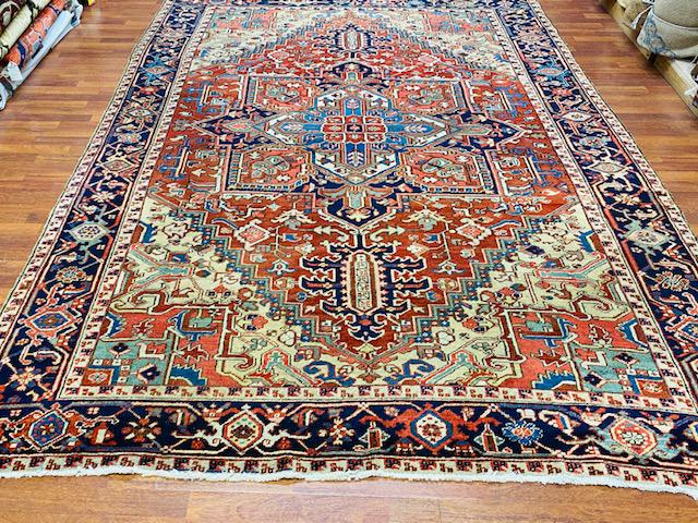 Antique Persian Heriz rug-4517 (1 of 9)