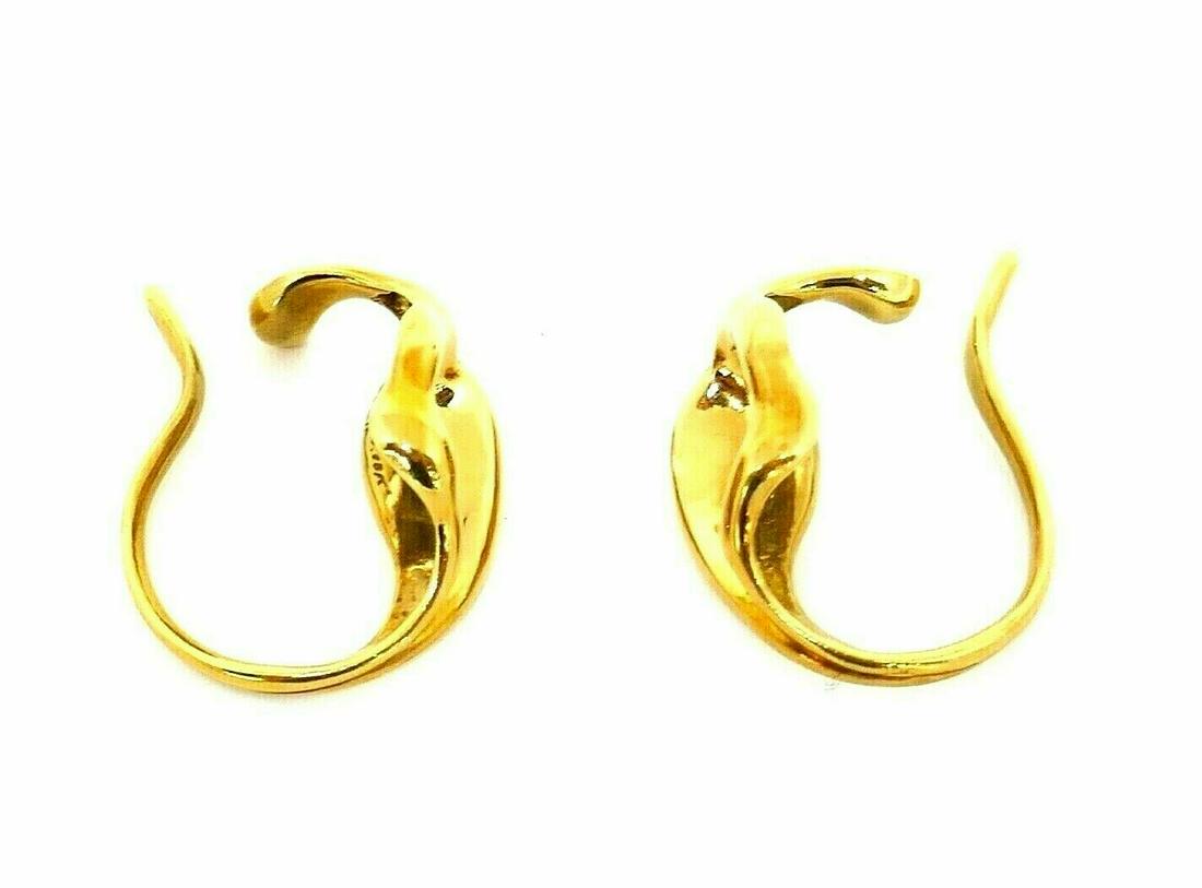 Tiffany&Co Elsa Peretti Lily Pad Yellow Gold Ear Cuff (1 of 7)