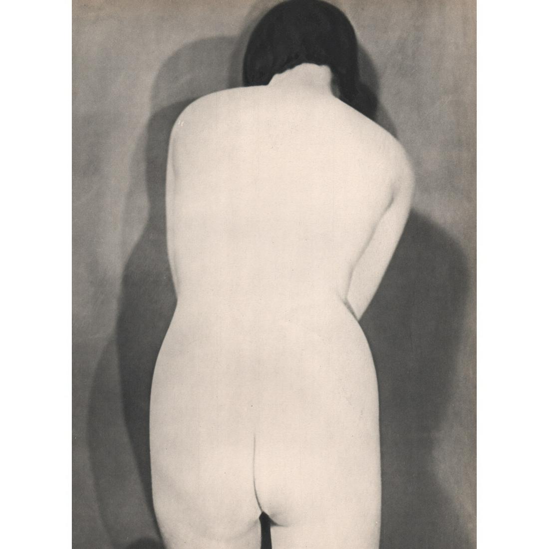 MAN RAY - Nude: Artist: MAN RAY Print Title: Nude Medium: Sheet-fed Gravure Printing Date: 1930's Printed in France Image size approx.6.5 x 8.5 inches Man Ray, original name Emmanuel Radnitzky, was born on August 27,