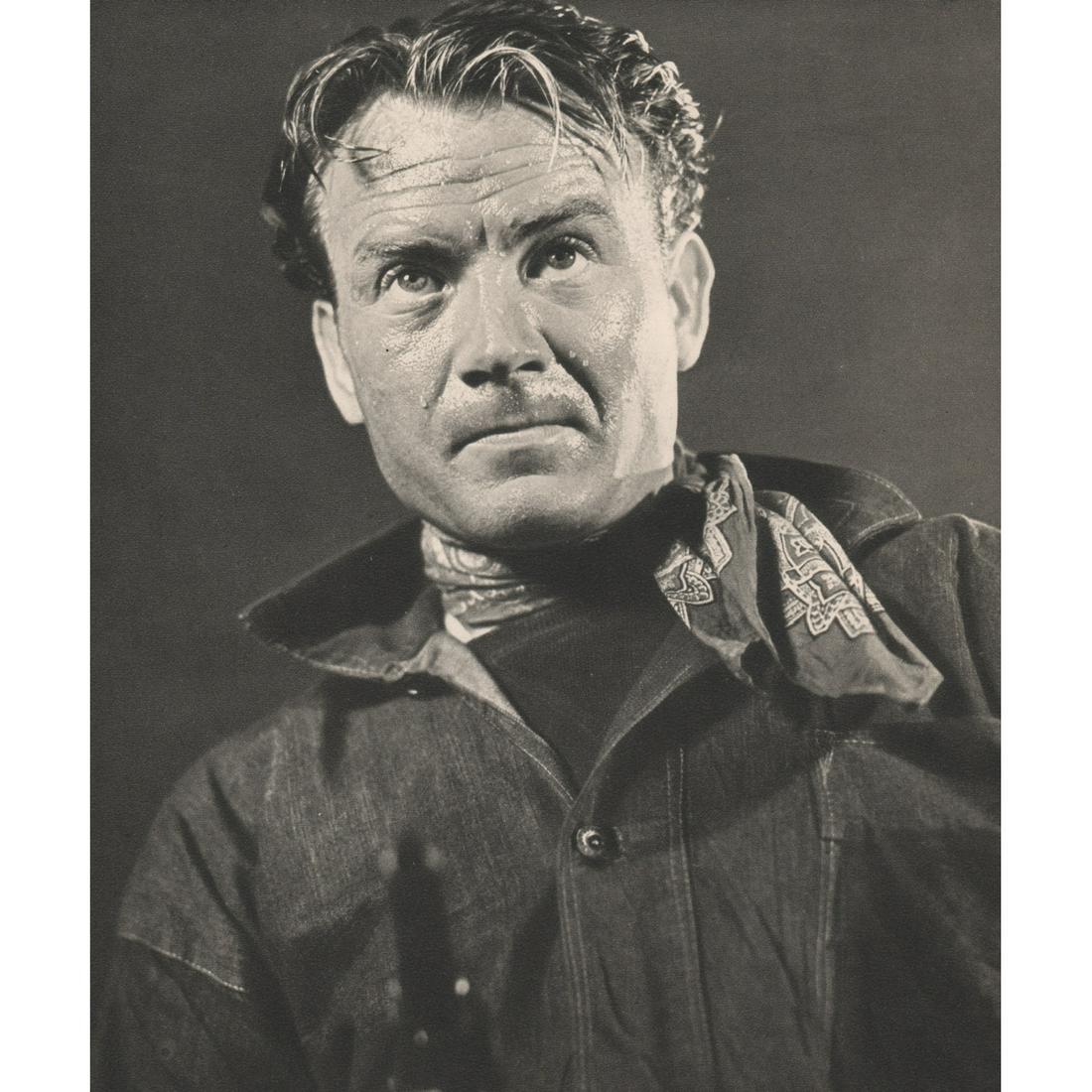 BARON - John Mills in Of Mice and Men: No Reserve! Artist: BARON Print Title: John Mills in Of Mice and Men Medium: Sheet-fed Gravure Printing Date: 1940 Printed in Great Britain Image Size: 7.75 x 6.75 inches Baron (born Stirling Henry Na
