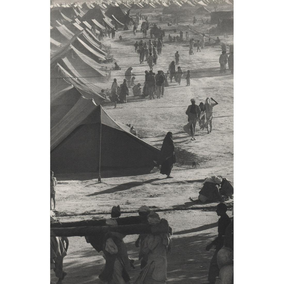 HENRI CARTIER-BRESSON - Refugee Camp, Punjab India 1947: Artist: HENRI CARTIER-BRESSON Print Title: Refugee Camp, Punjab India 1947 Medium: Sheet-fed Gravure Printing Date: 1950's Printed in France Image Size approx: 13 x 9 inches Henri Cartier-Bresson (190