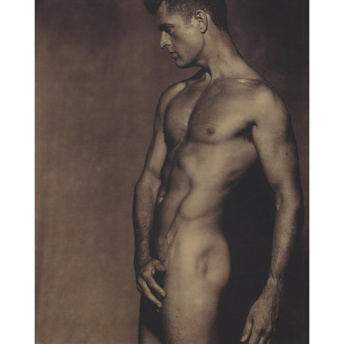 KARL LAGERFELD - Rupert Everett: Artist: KARL LAGERFELD Print Title: Rupert Everett Limited Edition Folio 346/5000 Medium: Satin Finish Umber Photo-Lithograph Printing Date: 1997 Printed in USA Image Size approx: 13.25 x 10.5 inches 