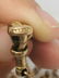 VICTORIAN 9K Rose Gold Curb Link T Bar Watch Chain - 6