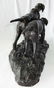 1930s JAPANESE BRONZE SCULPTURE "PAIR of HUNTING DOGS" - 7