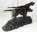 1930s JAPANESE BRONZE SCULPTURE "PAIR of HUNTING DOGS" - 8