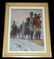 20CT RUSSIAN OIL on BOARD PAINTING "TROOPS RETREATING" - 2