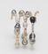 18 kt. Tricolour Gold - Keshi Tahitian Pearls - Ring