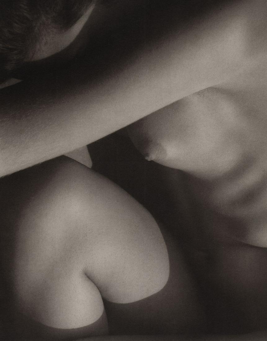 RUTH BERNHARD - Triangles, 1946: Artist: RUTH BERNHARD Print Title: Triangles, 1946 Medium: Duotone Photoengraving Printed in USA in 1980’s Image Size approx: 8 x 7” Ruth Bernhard (1905 – 2006), was a legendary San Francisco ph