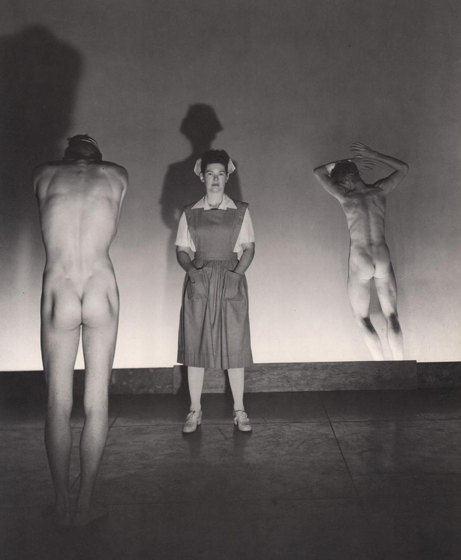 GEORGE PLATT LYNES - Male Nudes,1943: Artist: GEORGE PLATT LYNES Print Title: Male Nudes,1943 Medium: Duotone Photoengraving Printing Date: 1980’s Printed in USA Image Size approx 11 X 9” George Platt Lynes (1907-1955).was an American