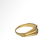 Medieval Triple Gold Ring with Rubies and Emerald, - 3
