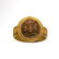 Roman Gold Ring with Bronze Medusa Cameo