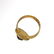 Roman Gold Ring with Bronze Medusa Cameo - 5