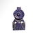 Egyptian Lapis Amulet of a Rosette and Lotus Flowers,