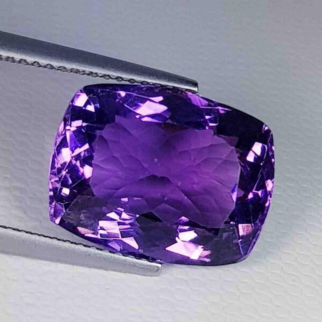 Natural Amethyst Cushion Cut 10.07 ct (1 of 5)
