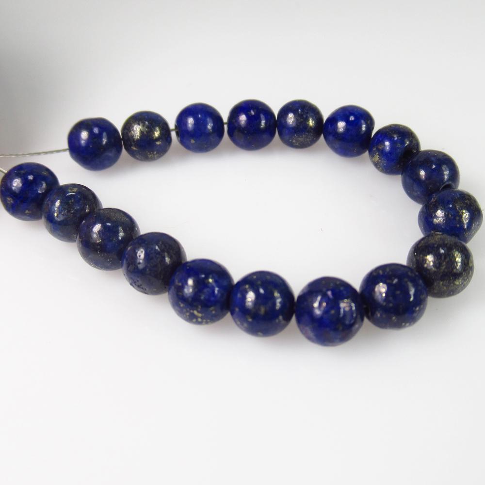 25.33 Ct Natural 18 Lapis Lazuli Drilled Round Ball (1 of 2)