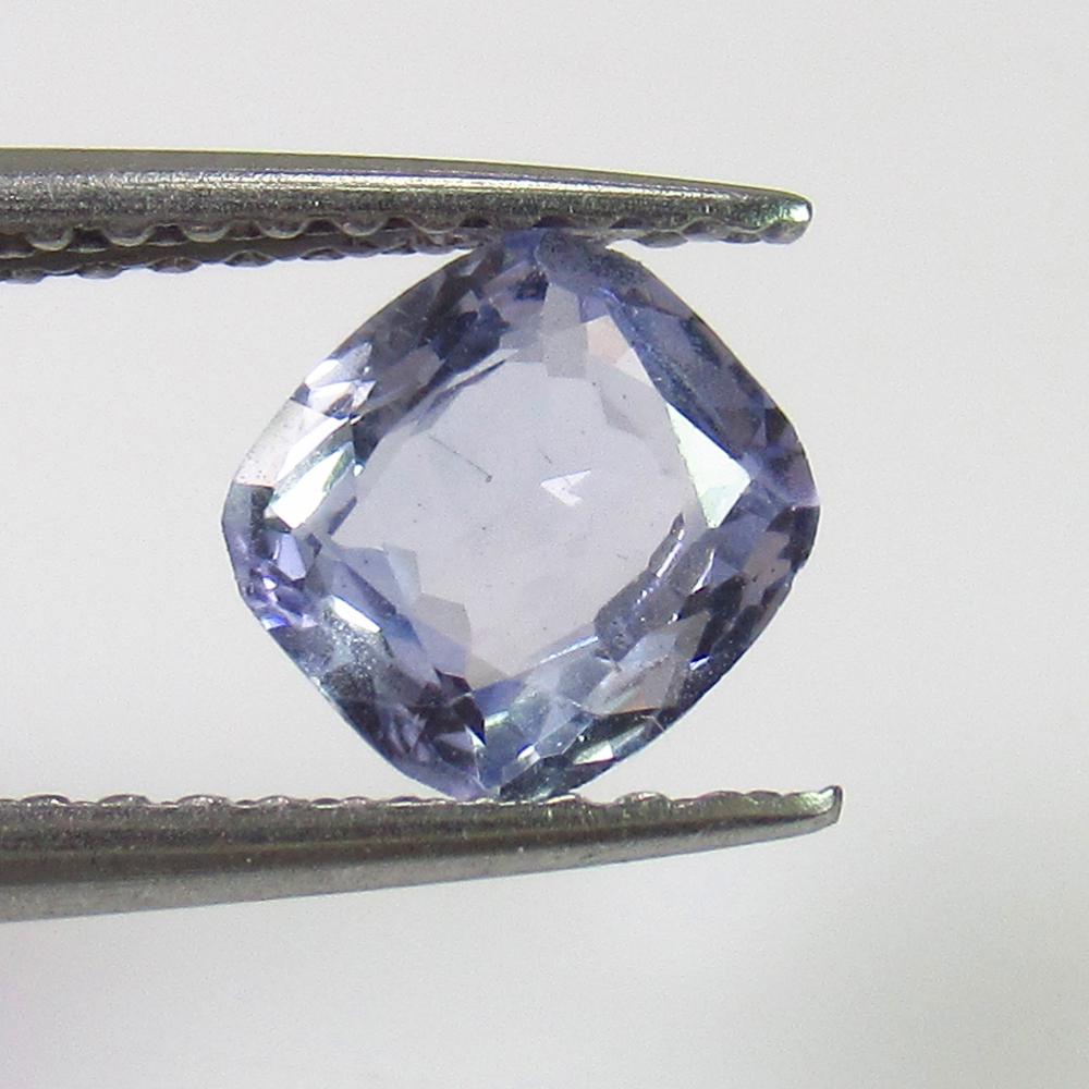 0.80 Ct Natural Kanchanaburi Blue Sapphire Cushion Cut (1 of 2)