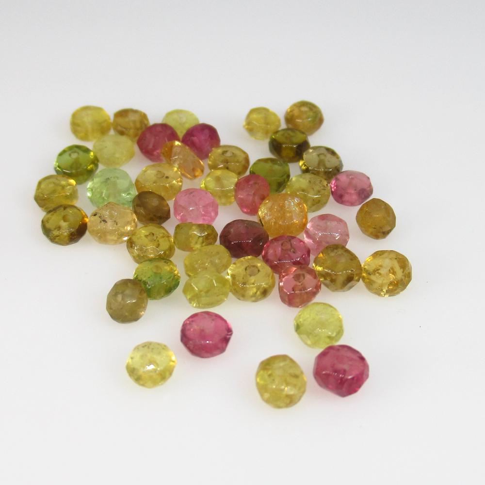 10.01 Ct Natural 37 Drilled Multi-Color Tourmaline (1 of 2)