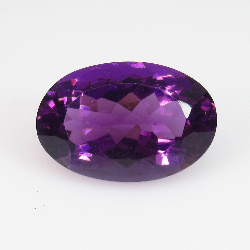 7.65 Ct Natural Purple Amethyst Oval Cut (1 of 2)