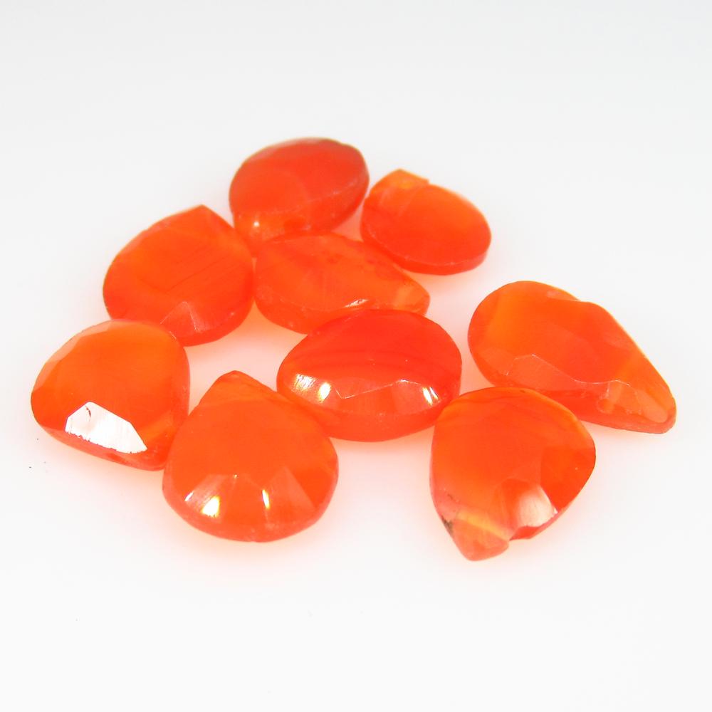 18.14 Ct Natural 9 Carnelian Drilled Pear Beads: No Reserve! Title: 18.14 Ct Natural 9 Carnelian Drilled Pear Beads Stone Clarity: Transparent Gemstones: Natural Carnelian Beads Carat Weights: 18.14 Size/Dimensions: 10.3x8.2 to 11.5x8.0 mm / 9 PC's 