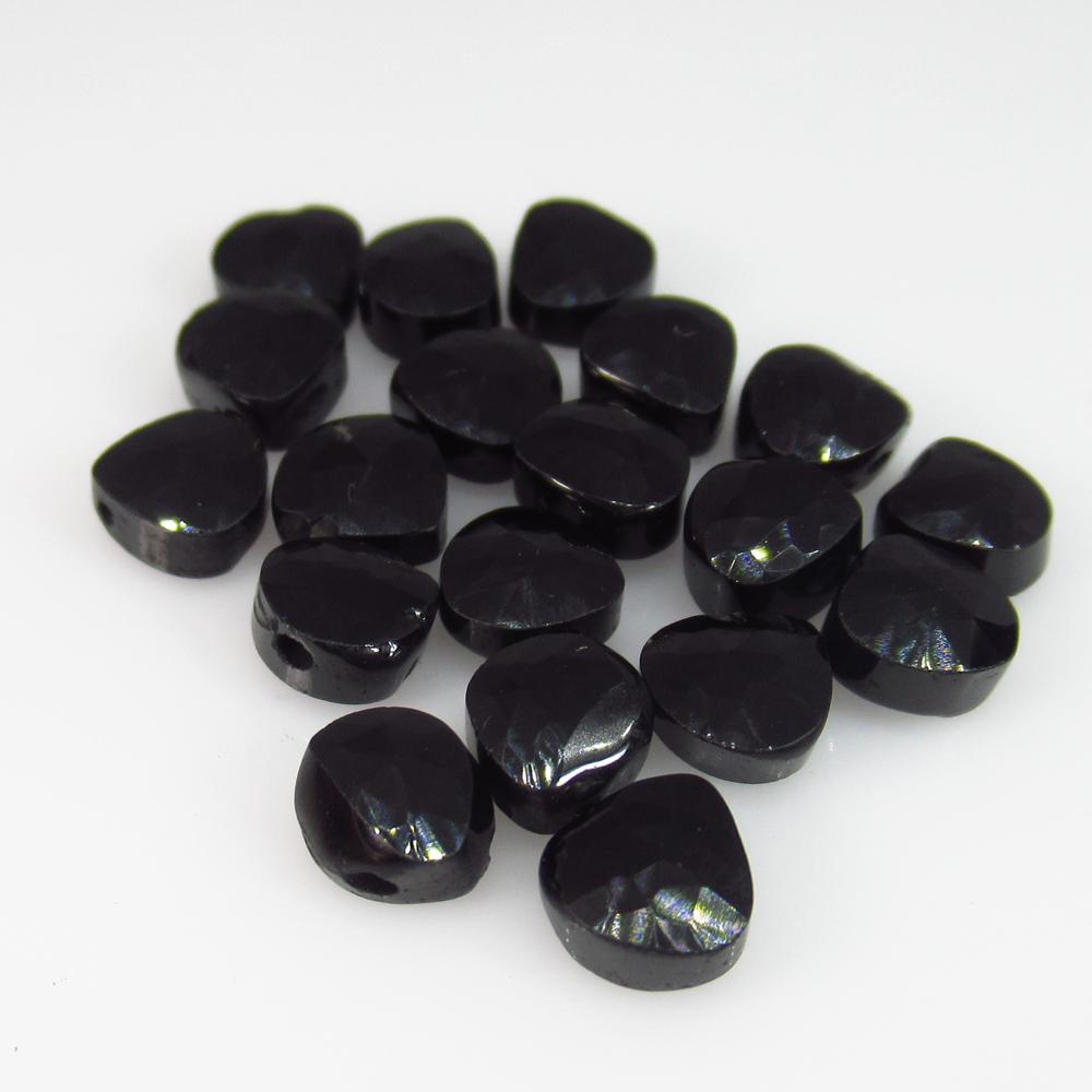 21.70 Ct Natural 19 Drilled Black Spinel Pear Beads: No Reserve! Title: 21.70 Ct Natural 19 Drilled Black Spinel Pear Beads Stone Clarity: Opaque Gemstones: Natural Black Spinel Beads Carat Weights: 21.70 Size/Dimensions: 5.5x5.5 to 5.7x5.7 mm / 19 PC's