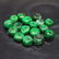 12.25 Ct Natural 19 Zambian Emerald Drilled Round Beads