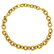 David Yurman Large Oval Link Choker Necklace in Yellow