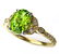 1.82ctw OVAL Cut Natural Peridot Engagement Diamond