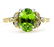 1.82ctw OVAL Cut Natural Peridot Engagement Diamond - 3