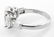 GIA 3.45ct Estate Vintage Oval Cut Diamond Three Stone - 4