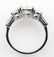 GIA 3.45ct Estate Vintage Oval Cut Diamond Three Stone - 5