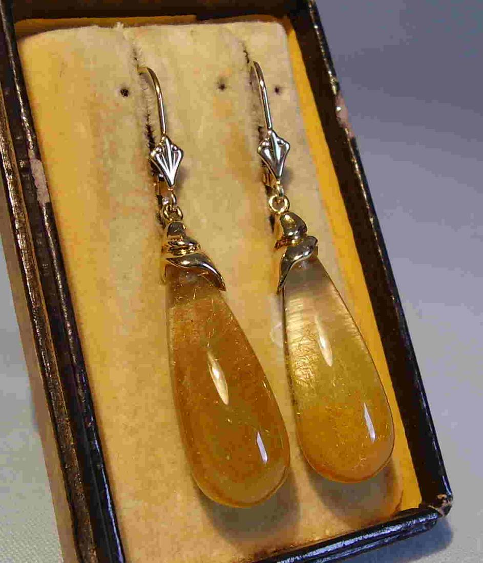 Golden Rutilated Quartz Earrings (1 of 7)