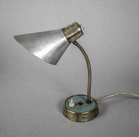SMALL DESK LAMP FRENCH MODERNIST GUARICHE (1 of 3)