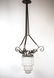 FRENCH ART DECO CHANDELIER MOLDED pressed GLASS MULLER