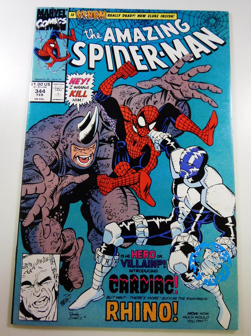 Amazing Spider-Man 344 1st Appearance of Cletus Cassidy: No Reserve! Amazing Spider-Man #344 First Appearance of Cletus Kasady. FN/VF Shipping: Individual Comics: Flat-rate of $9.99 (1-8 comics) or $19.99 (9+ comics) to anywhere within the contiguous U.S. I