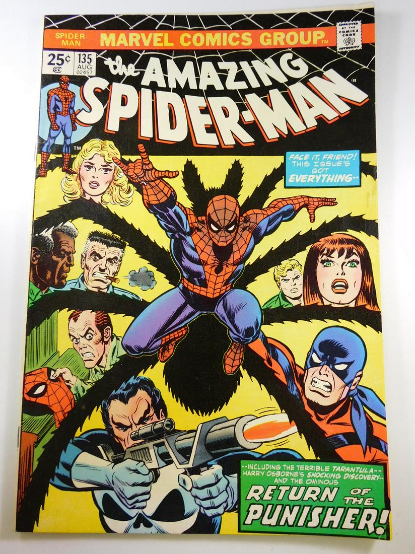 Amazing Spider-Man #135 2nd Appearance of the Punisher (1 of 2)