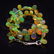 52.23 Ctw 925 Silver 66 Pear Multi-Color Fire Opal