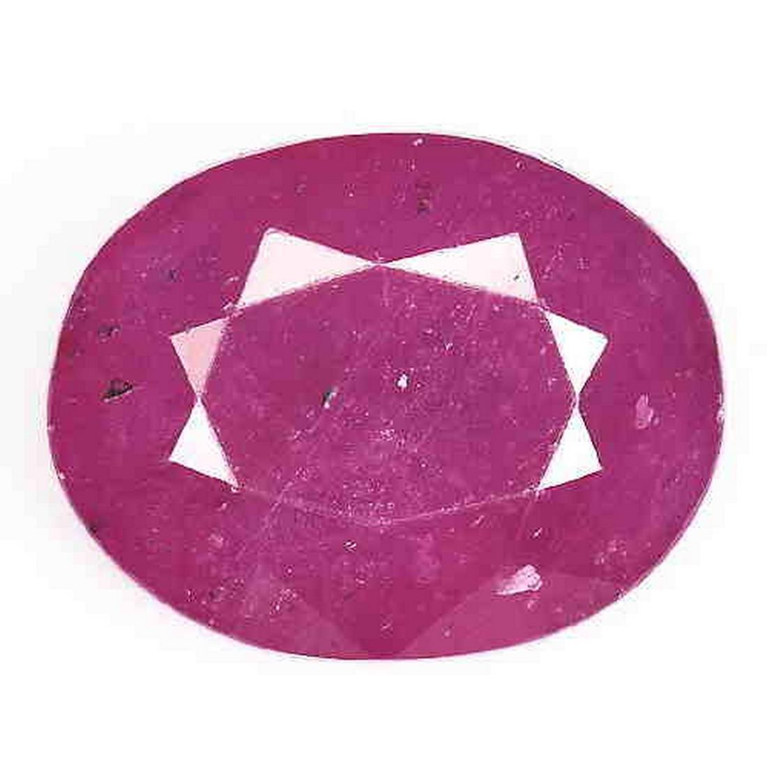 1.90 CTS NATURAL RUBY OVAL SHAPE LOOSE GEMSTONES (1 of 1)