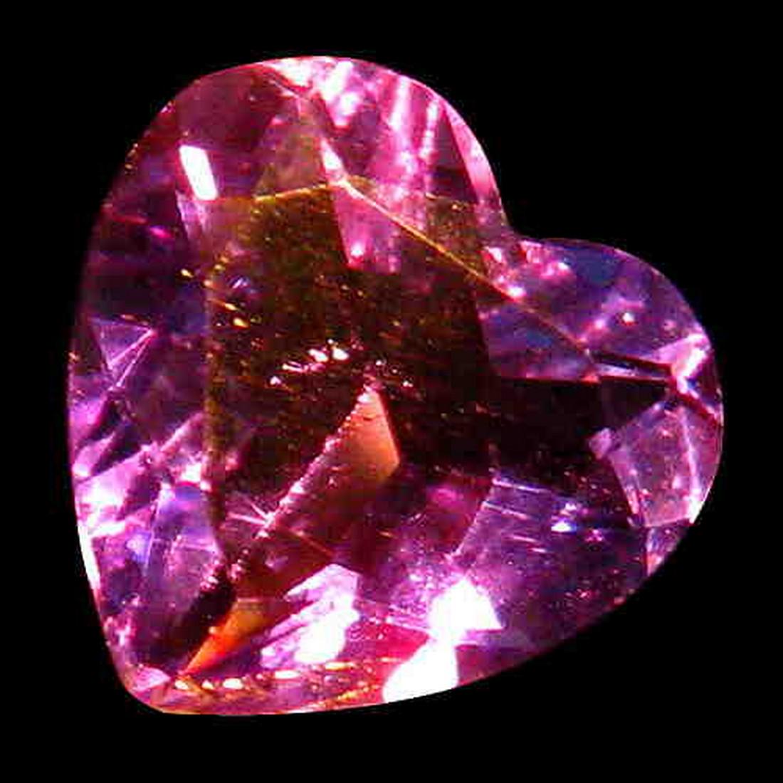 Color change fluorite heart-3.61 ct (1 of 2)