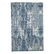 Blue-Gray Abstract Design Wool and Pure Silk