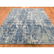 Blue-Gray Abstract Design Wool and Pure Silk - 3