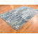 Blue-Gray Abstract Design Wool and Pure Silk - 4