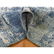 Blue-Gray Abstract Design Wool and Pure Silk - 6